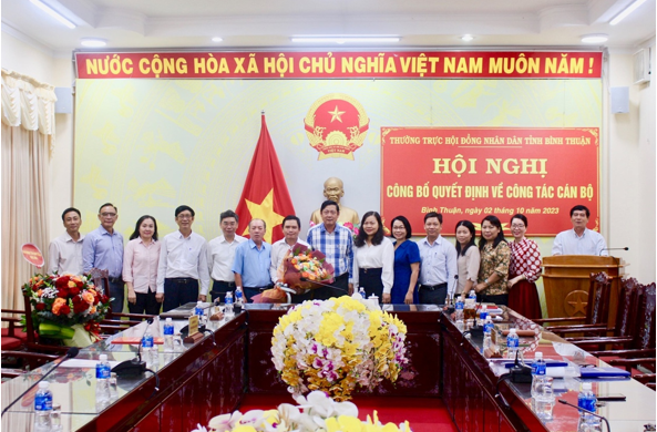 Bình Thuận: Bổ nhiệm Chánh Văn phòng Đoàn ĐBQH và HĐND tỉnh